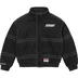 Supreme Mitchell &amp; Ness Twill Stadium Jacket - Black (front)
