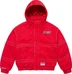 Supreme Mitchell &amp; Ness Twill Stadium Jacket - Red (front)