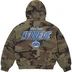 Supreme Mitchell &amp; Ness Twill Stadium Jacket - Woodland Camo (front)