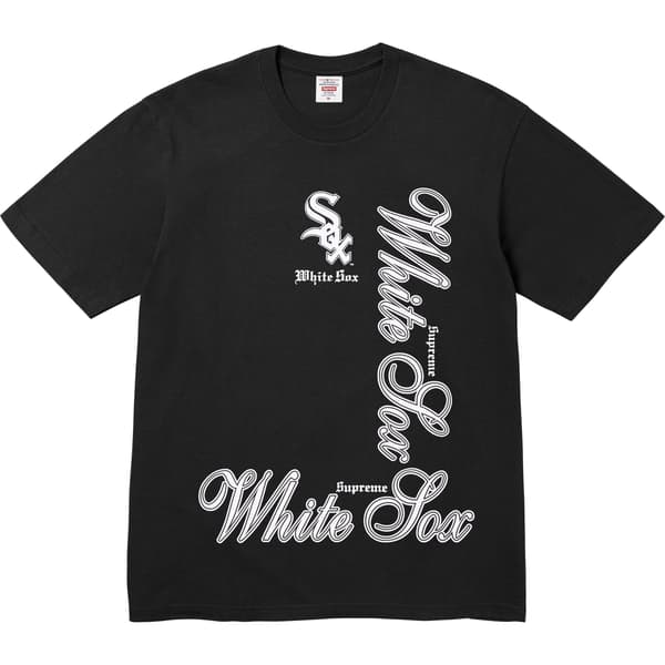 Supreme MLB Teams Tee - Black (front)