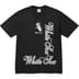 Supreme MLB Teams Tee - Black (front)