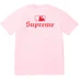 Supreme MLB Teams Tee - Light Pink (front)
