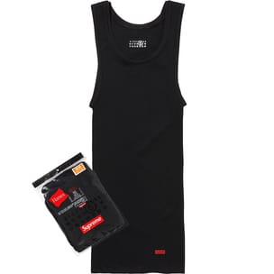 Supreme MM6 Maison Margiela Hanes Tagless Tank Top (1 Pack) Black