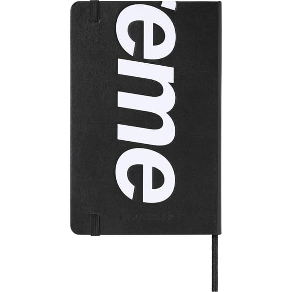 Supreme Moleskine Notebook - Black (front)