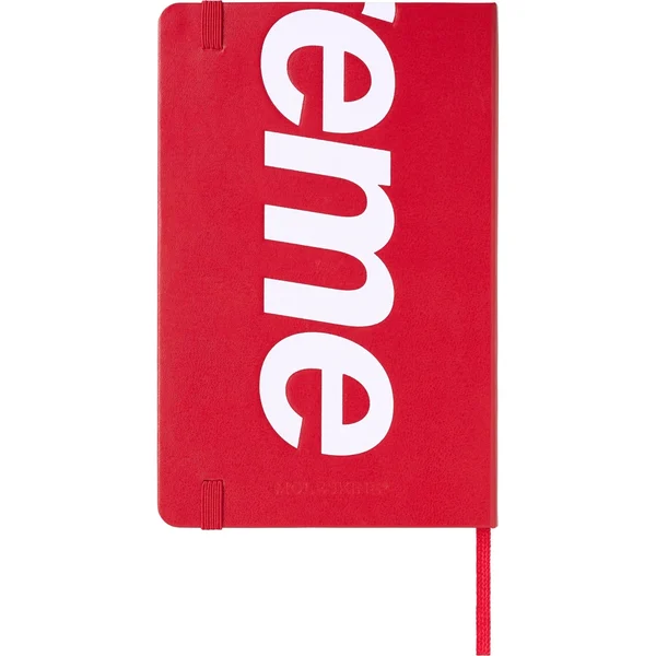 Supreme Moleskine Notebook - Red (front)