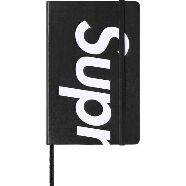 Supreme Moleskine Pocket Notebook - Black (front)