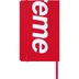 Supreme Moleskine Pocket Notebook - Red (front)