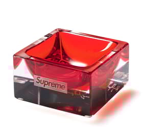 Supreme Murano Ashtray Clear