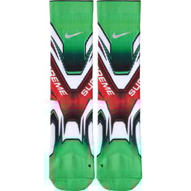 Supreme Nike Crew Socks Green Multi
