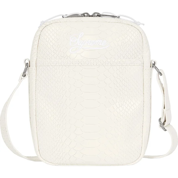 Supreme Nike Leather Shoulder Bag - Snakeskin (front)