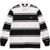 Supreme Nike Stripe Rugby - Black (front)