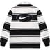 Supreme Nike Stripe Rugby - Black (front)