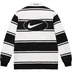 Supreme Nike Stripe Rugby - Black (front)