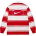 Supreme Nike Stripe Rugby - Red (front)