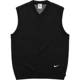 Supreme Nike Sweater Vest Black