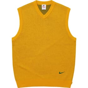 Supreme Nike Sweater Vest Yellow