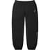 Supreme Nike Sweatpant - Black (front)