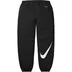 Supreme Nike Sweatpant - Black (front)