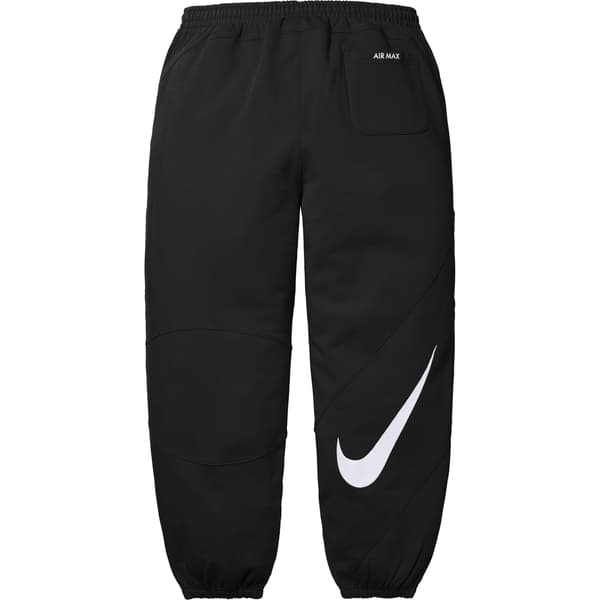 Supreme Nike Sweatpant - Black (front)