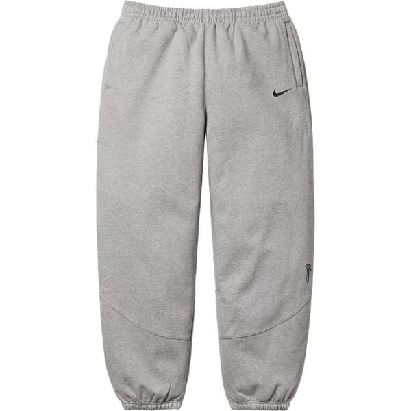 Supreme Nike Sweatpant - Heather Grey (front)