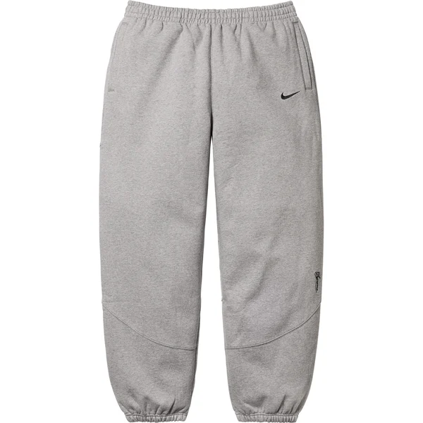 Supreme Nike Sweatpant - Heather Grey (front)