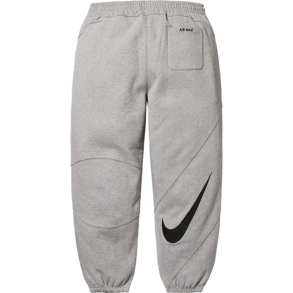 Supreme Nike Sweatpant - Heather Grey (front)