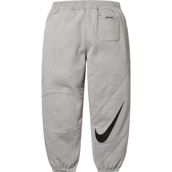 Supreme Nike Sweatpant - Heather Grey (front)