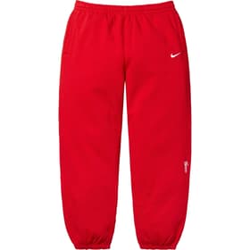 Supreme Nike Sweatpant Red