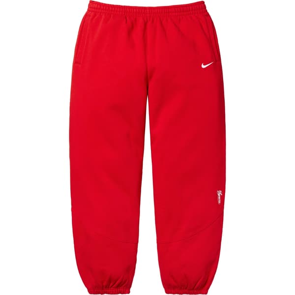 Supreme Nike Sweatpant - Red (front)