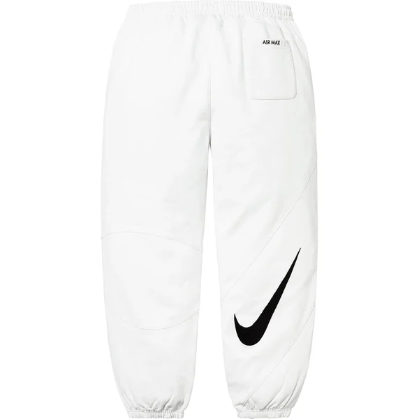 Supreme Nike Sweatpant - White (front)