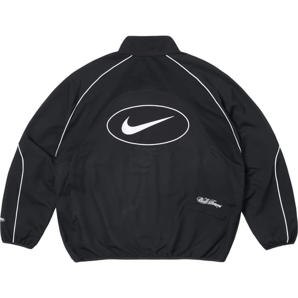 Supreme Nike Track Jacket - Black (front)