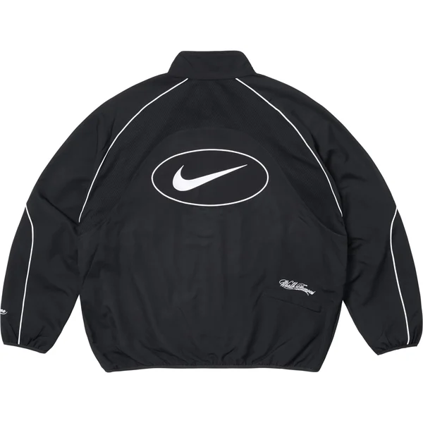 Supreme Nike Track Jacket - Black (front)