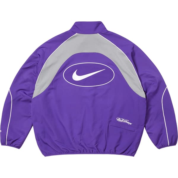 Supreme Nike Track Jacket - Purple (front)