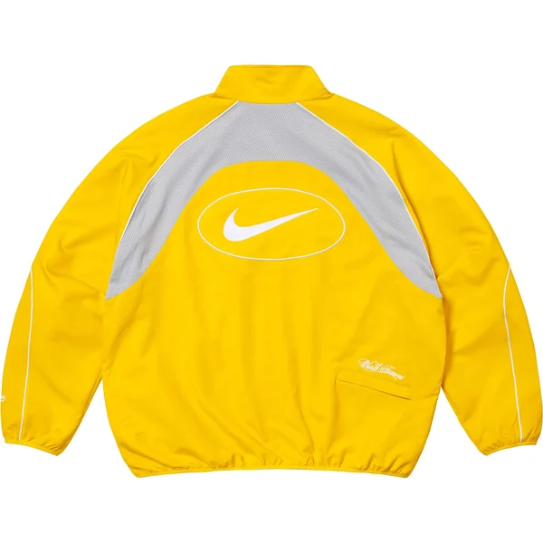 Supreme Nike Track Jacket - Yellow (front)