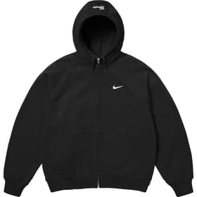 Supreme Nike Zip Up Hooded Sweatshirt Black
