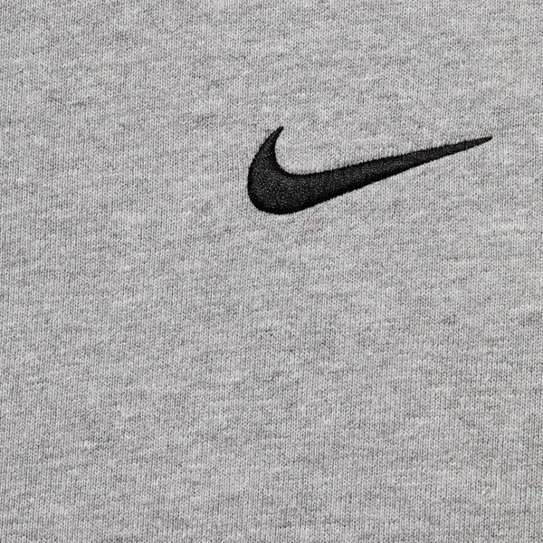 Supreme Nike Zip Up Hooded Sweatshirt - Heather Grey (front)