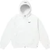 Supreme Nike Zip Up Hooded Sweatshirt - White (front)