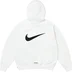 Supreme Nike Zip Up Hooded Sweatshirt - White (front)