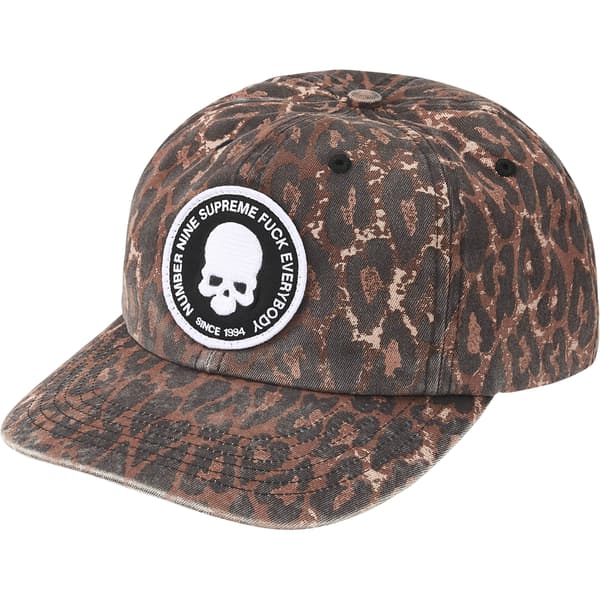 Supreme Number (N)ine 6-Panel - Leopard (front)