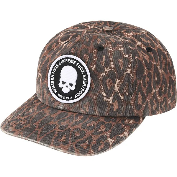 Supreme Number (N)ine 6-Panel - Leopard (front)