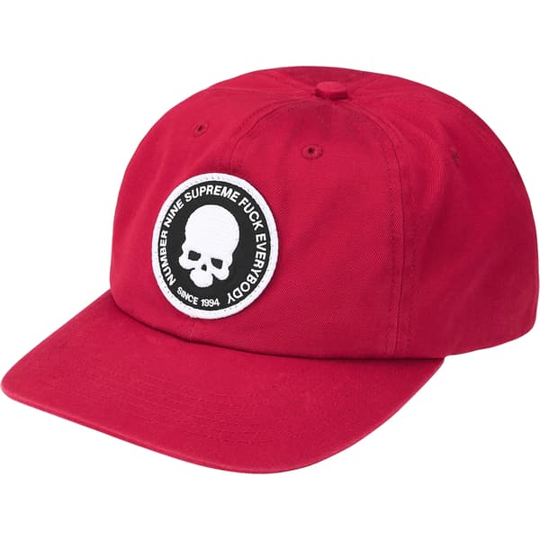Supreme Number (N)ine 6-Panel - Red (front)