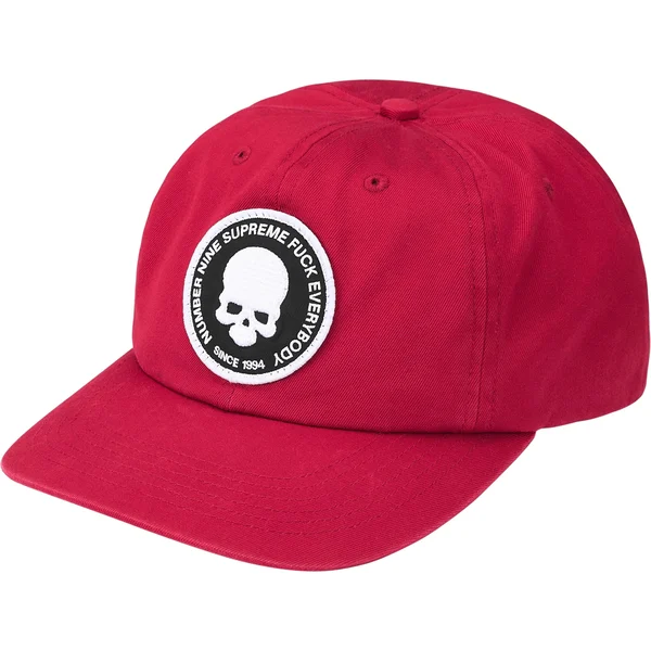 Supreme Number (N)ine 6-Panel - Red (front)