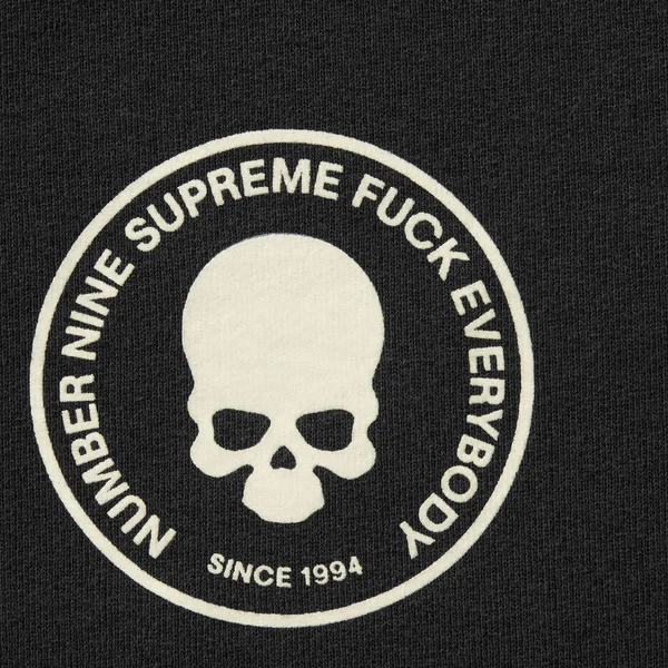 Supreme Number (N)ine Drawstring Sweatpant - Black (front)