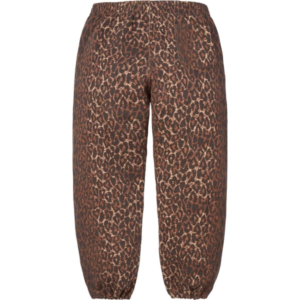 Supreme Number (N)ine Drawstring Sweatpant - Leopard (front)