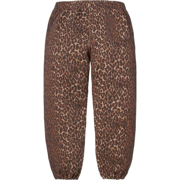 Supreme Number (N)ine Drawstring Sweatpant - Leopard (front)