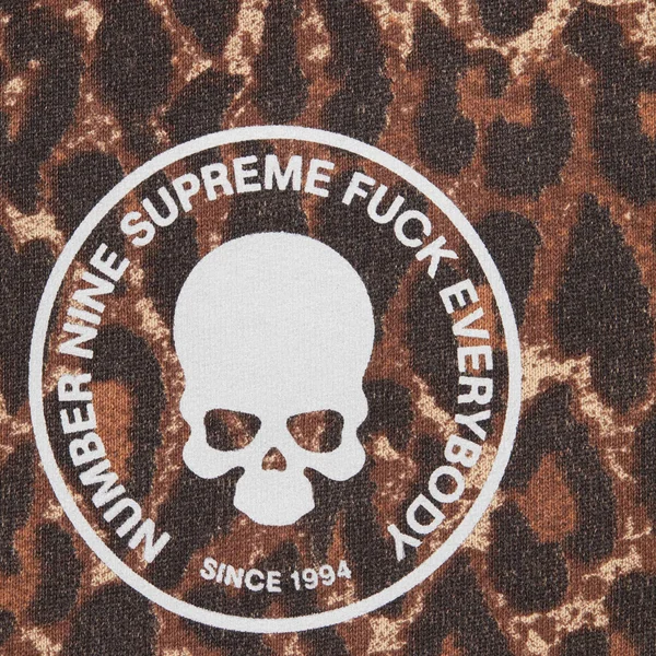 Supreme Number (N)ine Drawstring Sweatpant - Leopard (front)