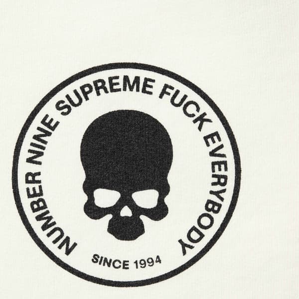 Supreme Number (N)ine Drawstring Sweatpant - White (front)