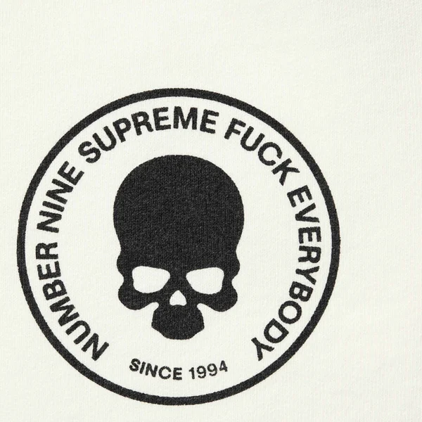 Supreme Number (N)ine Drawstring Sweatpant - White (front)