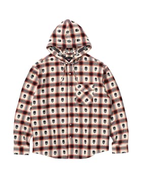 Supreme Number (N)ine Hooded Flannel Shirt
