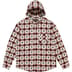 Supreme Number (N)ine Hooded Flannel Shirt - White (front)